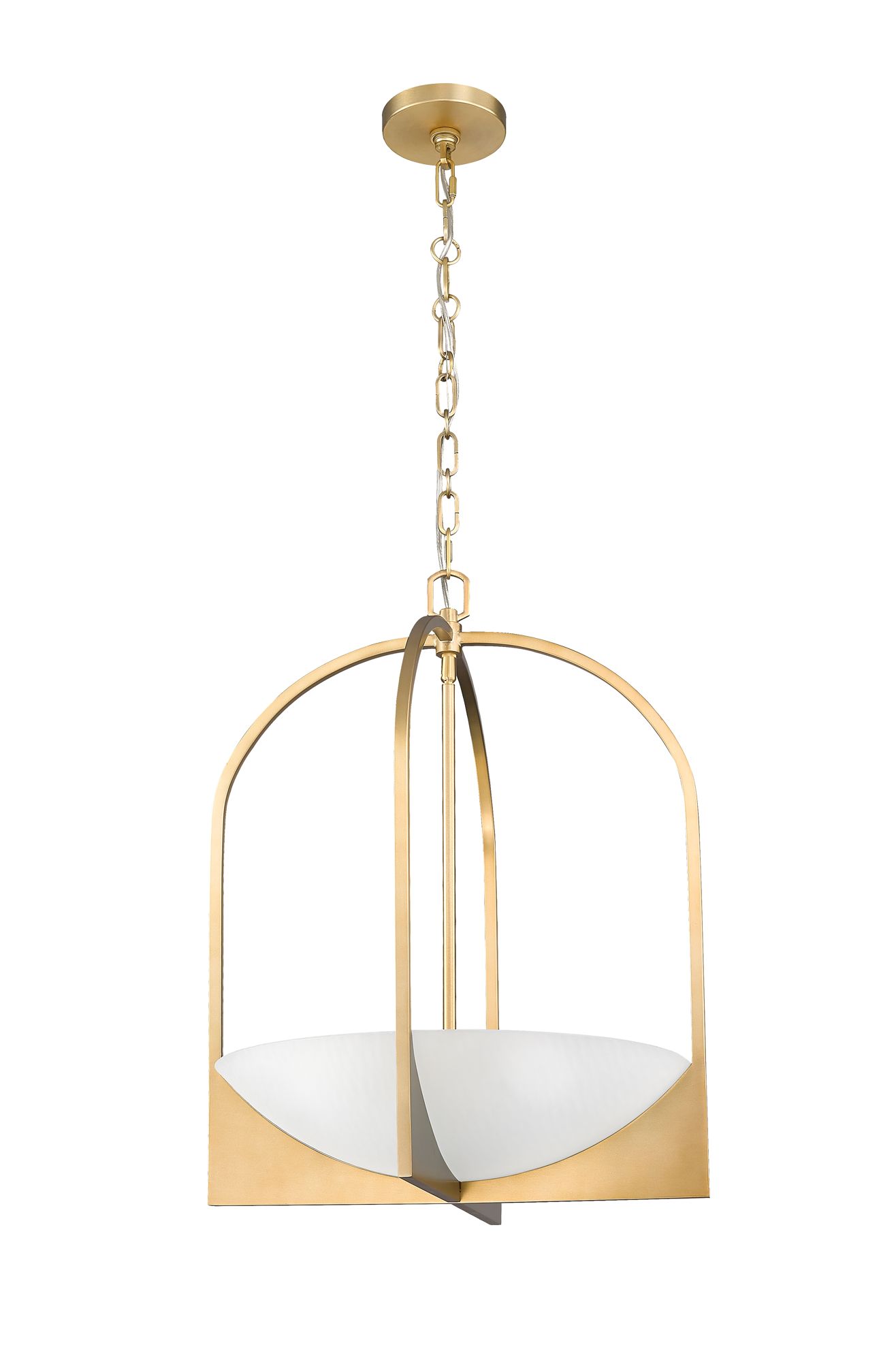 Z-Lite Devon 18" Wide Modern Gold 4-Light Lantern Pendant