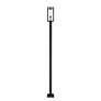 5_Z-Lite Dunbroch 115 1/4"H Black Outdoor Post Light with Base more views
