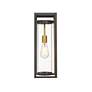 5_Z-Lite Dunbroch 18 1/4" High Deep Bronze Brass Outdoor Wall Light more views