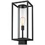 1_Z-Lite Dunbroch 20 1/4" High Black Outdoor Post Light