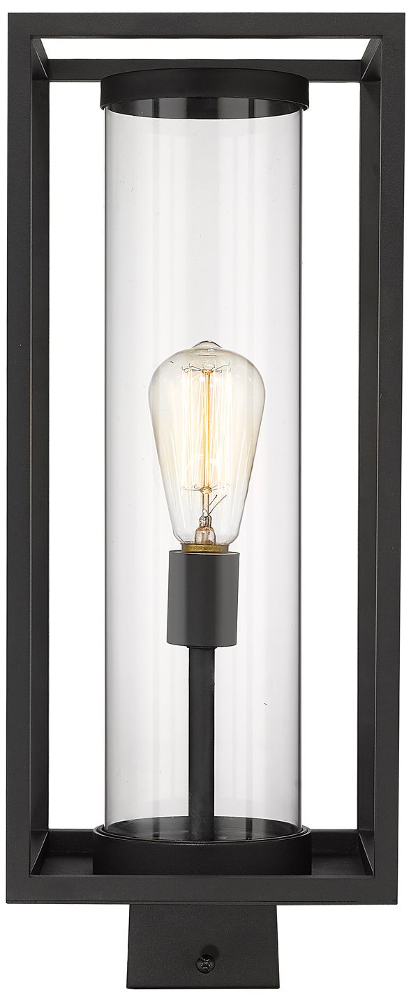 Image 2 Z-Lite Dunbroch 20 1/4" High Black Outdoor Post Light more views