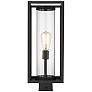 2_Z-Lite Dunbroch 20 1/4" High Black Outdoor Post Light more views