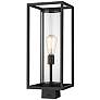 3_Z-Lite Dunbroch 20 1/4" High Black Outdoor Post Light more views