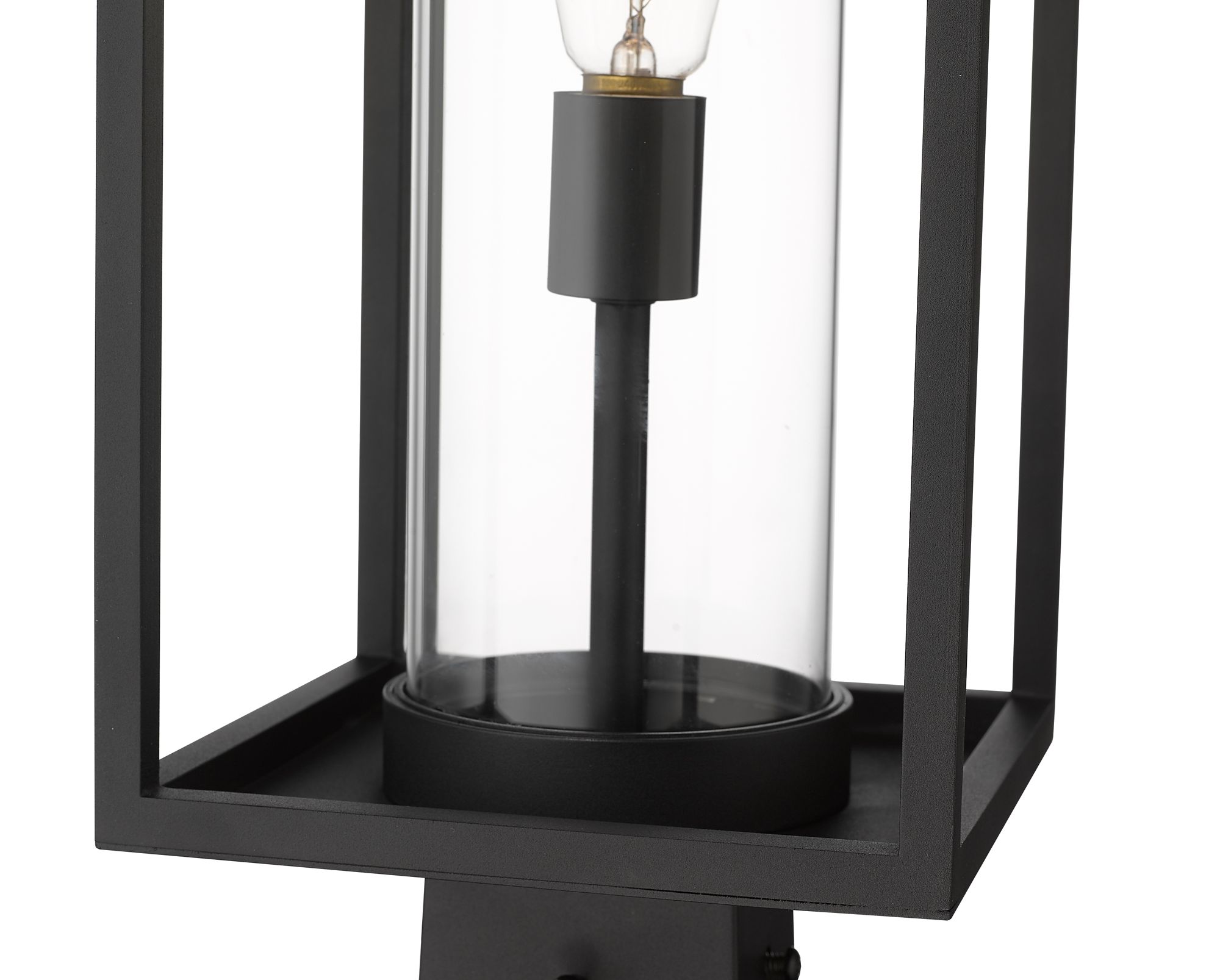 Image 4 Z-Lite Dunbroch 20 1/4" High Black Outdoor Post Light more views