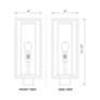 6_Z-Lite Dunbroch 20 1/4" High Black Outdoor Post Light more views