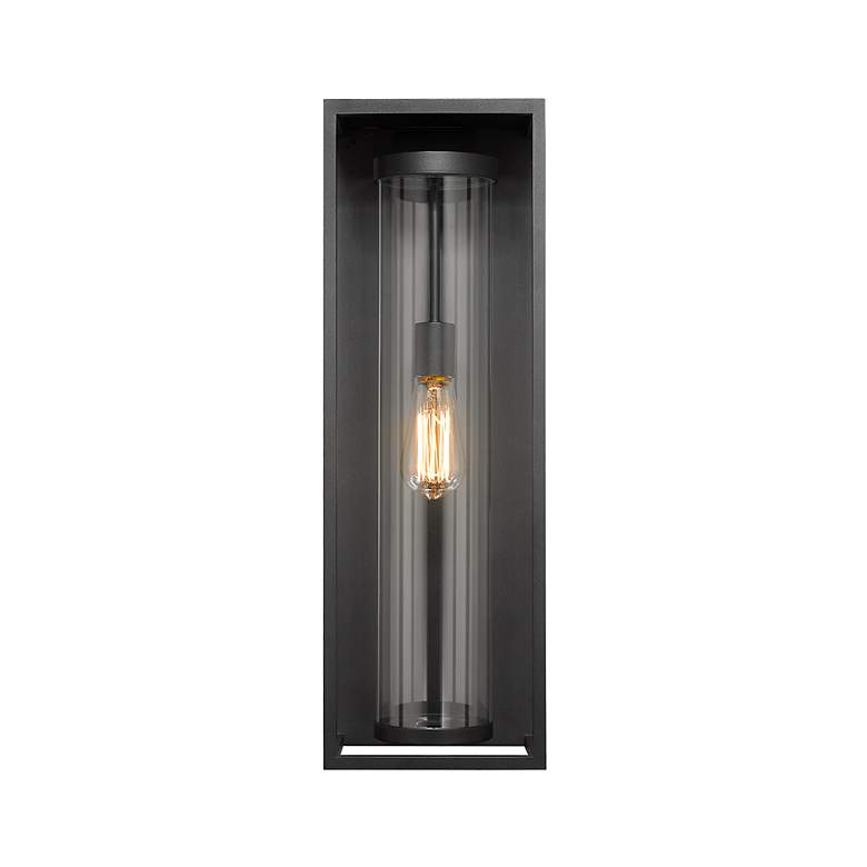 Image 3 Z-Lite Dunbroch 24 1/4" High Black Outdoor Wall Light more views
