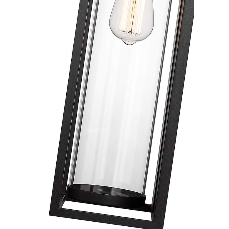 Image 4 Z-Lite Dunbroch 24 1/4" High Black Outdoor Wall Light more views