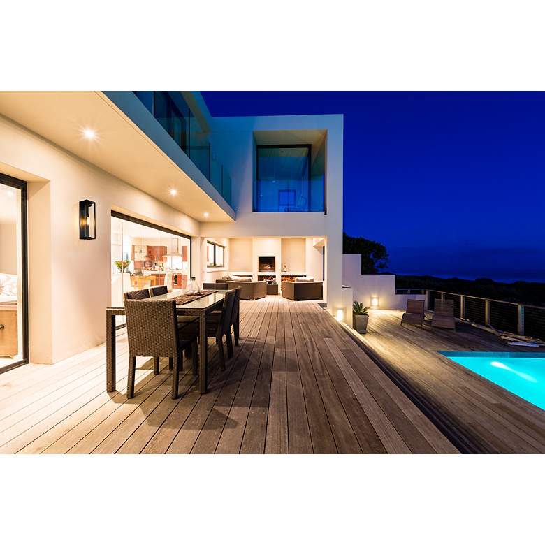 Image 7 Z-Lite Dunbroch 24 1/4" High Black Outdoor Wall Light more views