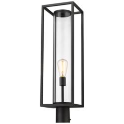 Z-Lite Dunbroch 27 3/4" High Black Outdoor Post Light