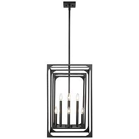 Image5 of Z-Lite Easton 16 1/2" Wide 8-Light Open Rectangle Chandelier more views