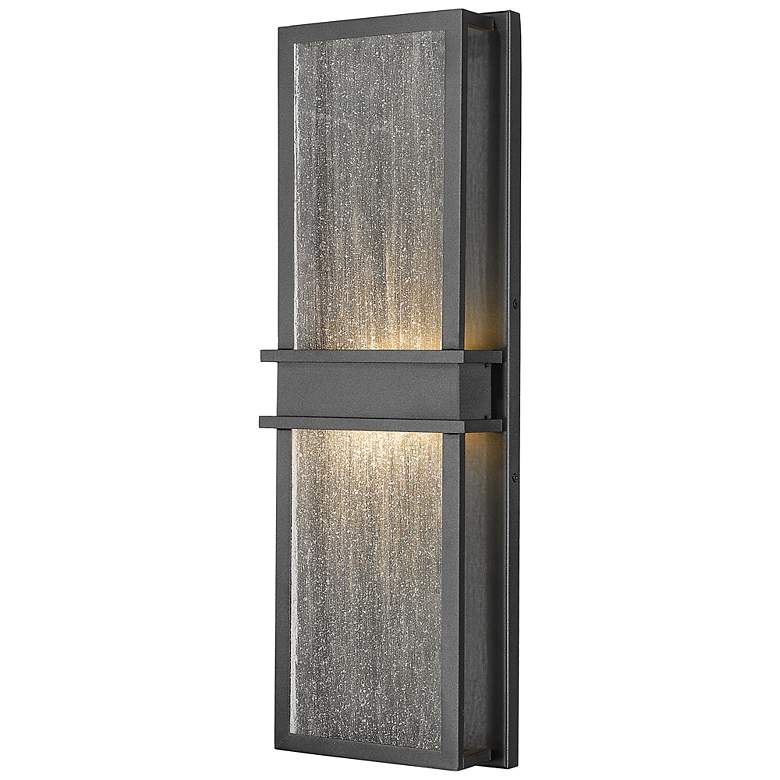 Image 3 Z-Lite Eclipse 24" High Black LED Outdoor Wall Light