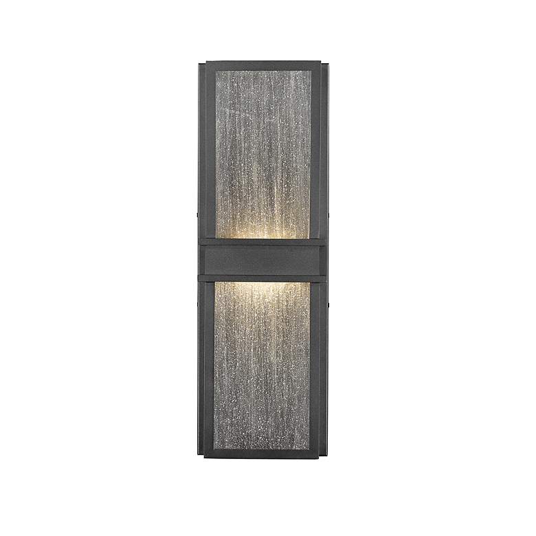 Image 6 Z-Lite Eclipse 24" High Black LED Outdoor Wall Light more views