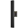 3_Z-Lite Edge 20 1/2" High Black LED Outdoor Wall Light