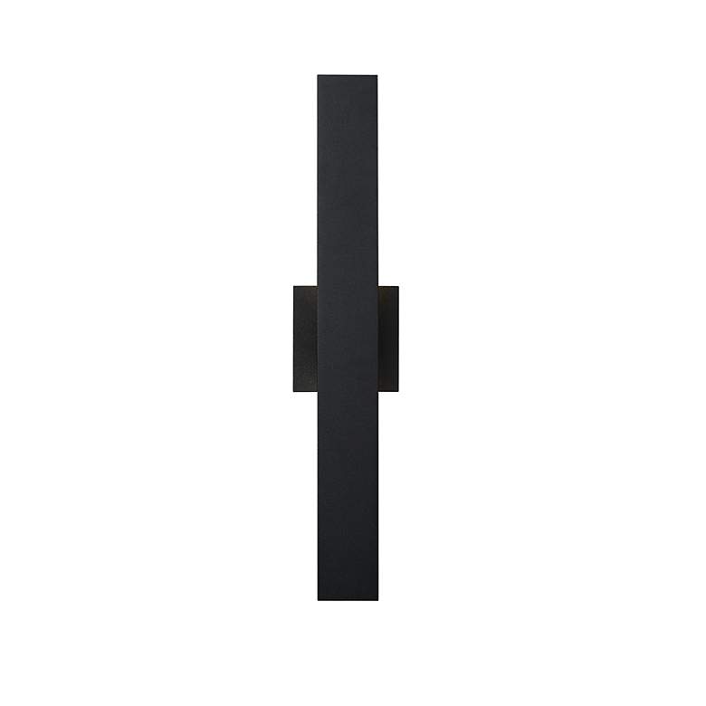 Image 6 Z-Lite Edge 20 1/2" High Black LED Outdoor Wall Light more views