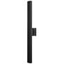 3_Z-Lite Edge 33 1/4" High Black LED Outdoor Wall Light