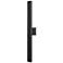Z-Lite Edge 33 1/4" High Black LED Outdoor Wall Light