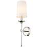 3_Z-Lite Emily 24" High Polished Nickel Metal Wall Sconce