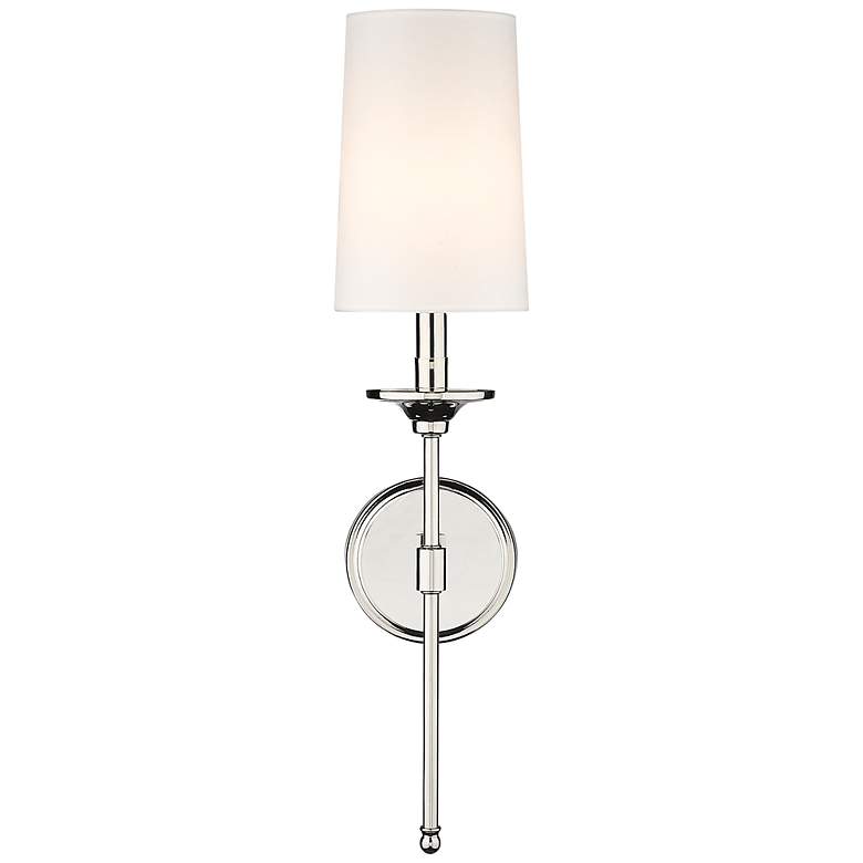 Image 5 Z-Lite Emily 24" High Polished Nickel Metal Wall Sconce more views
