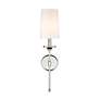 6_Z-Lite Emily 24" High Polished Nickel Metal Wall Sconce more views