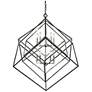 1_Z-Lite Euclid 41 1/2" Wide 10-Light Chrome Black Geometric Chandelier