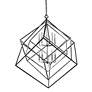 5_Z-Lite Euclid 41 1/2" Wide 10-Light Chrome Black Geometric Chandelier more views