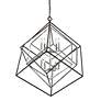 7_Z-Lite Euclid 41 1/2" Wide 10-Light Chrome Black Geometric Chandelier more views