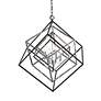 2_Z-Lite Euclide 29 1/2" Wide Matte Black and Chrome 4-Light Pendant more views
