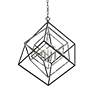 7_Z-Lite Euclide 29 1/2" Wide Matte Black and Chrome 4-Light Pendant more views