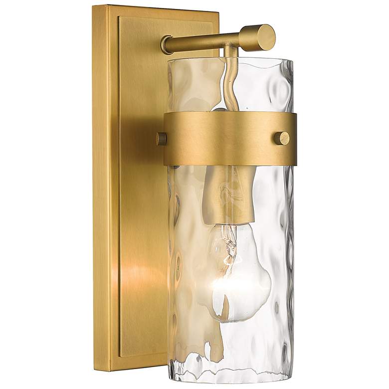 Image 1 Z-Lite Fontaine 1 Light Vanity in Rubbed Brass