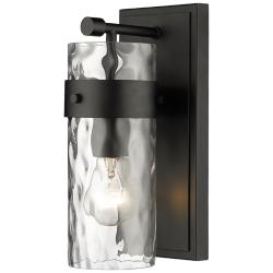 Z-Lite Fontaine 11 1/4" High Matte Black Wall Sconce