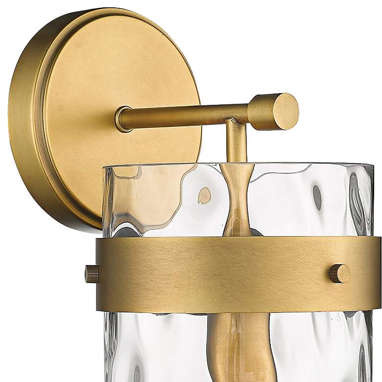 Image 4 Z-Lite Fontaine 15 1/2" High 1-Light Rubbed Brass Wall Sconce more views