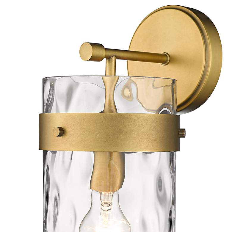 Image 5 Z-Lite Fontaine 15 1/2" High 1-Light Rubbed Brass Wall Sconce more views