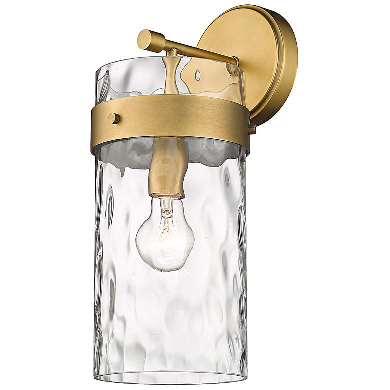 Image 7 Z-Lite Fontaine 15 1/2" High 1-Light Rubbed Brass Wall Sconce more views