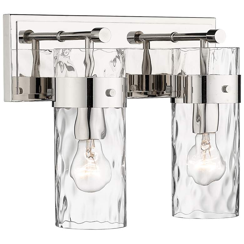 Image 1 Z-Lite Fontaine 2 Light Vanity in Polished Nickel
