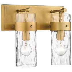 Z-Lite Fontaine 2 Light Vanity in Rubbed Brass