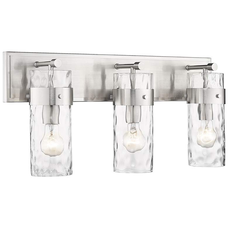 Image 1 Z-Lite Fontaine 3 Light Vanity in Brushed Nickel