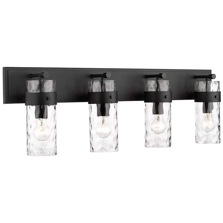 Image 1 Z-Lite Fontaine 4 Light Vanity in Matte Black