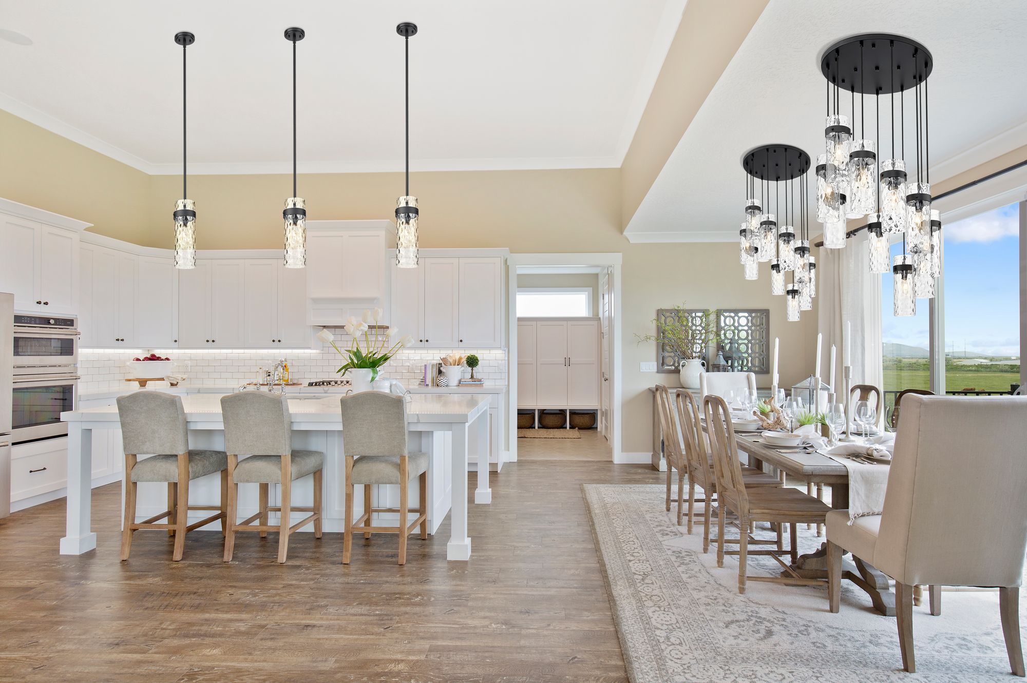 Image 3 Z-Lite Fontaine 5 3/4"W Matte Black Cylinder Mini Pendant more views