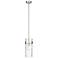 Z-Lite Fontaine 6 1/2" Wide Brushed Nickel Mini Pendant