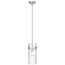 Z-Lite Fontaine 6 1/2" Wide Brushed Nickel Mini Pendant