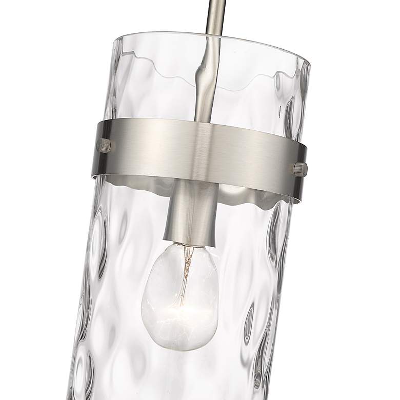 Image 6 Z-Lite Fontaine 6 1/2" Wide Brushed Nickel Mini Pendant more views