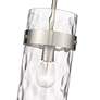 6_Z-Lite Fontaine 6 1/2" Wide Brushed Nickel Mini Pendant more views
