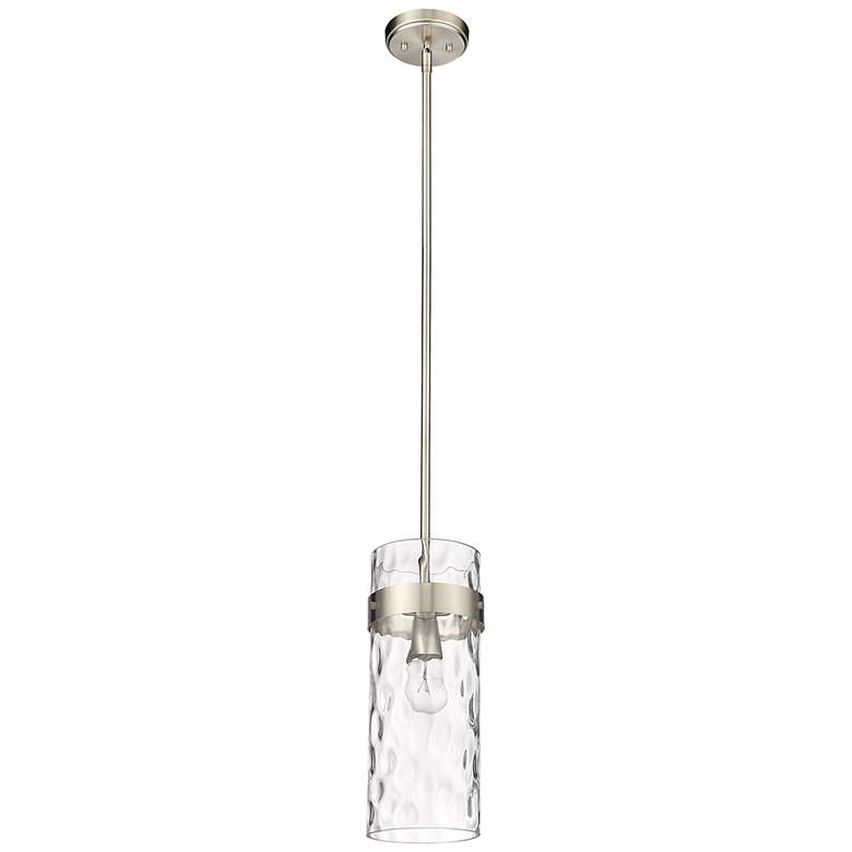 Image 7 Z-Lite Fontaine 6 1/2" Wide Brushed Nickel Mini Pendant more views