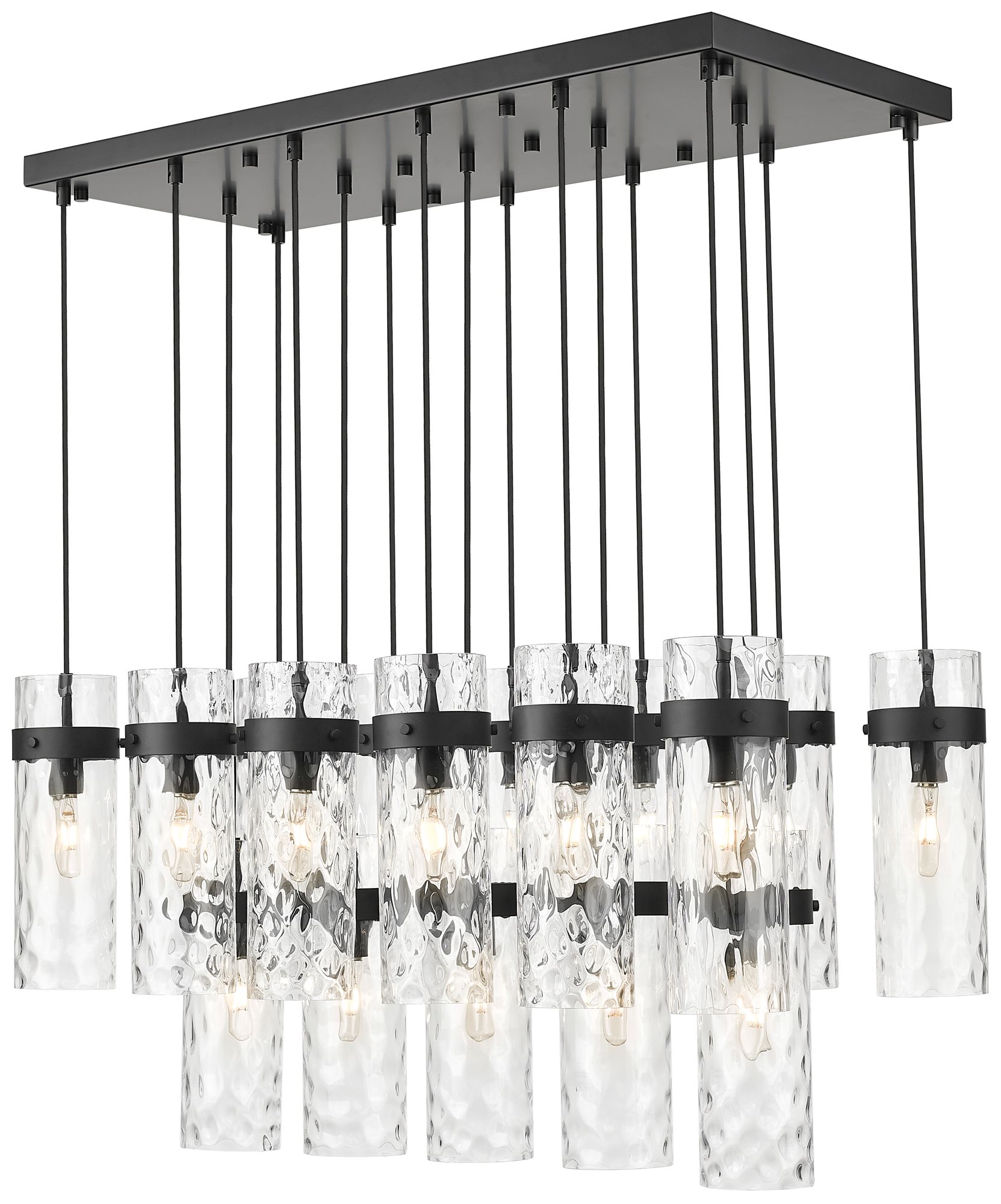 Z-Lite Fontaine Black Collection