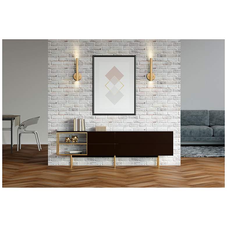 Modern Gold LED Wall Sconce Contemporary Light - #2458K | Lamps Plus