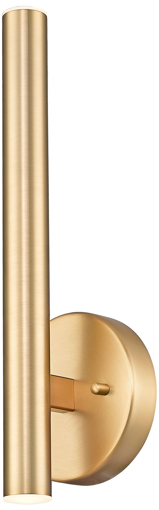 Image 5 Z-Lite Forest 13 3/4" High Modern Gold LED Wall Sconce more views