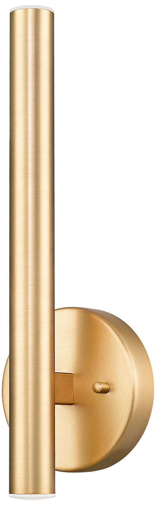 Image 7 Z-Lite Forest 13 3/4" High Modern Gold LED Wall Sconce more views