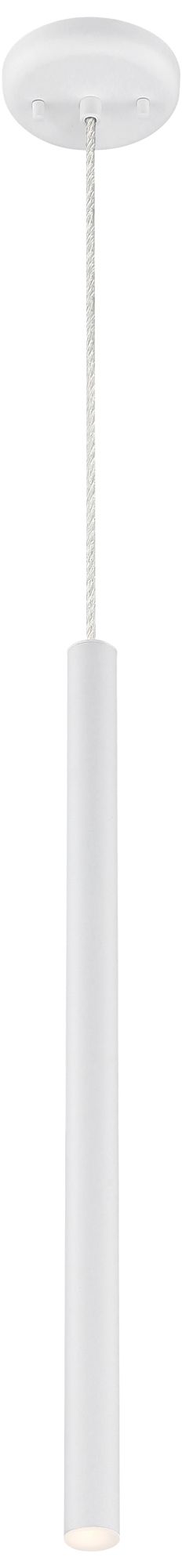 Image 2 Z-Lite Forest 4 3/4" Wide Matte White LED Mini Pendant