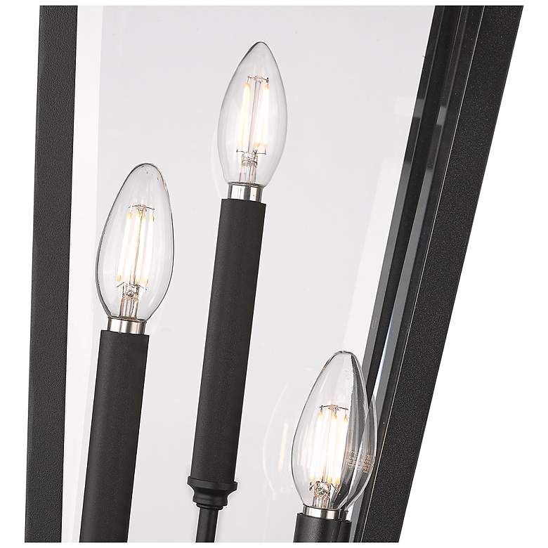Image 6 Z-Lite Gannon 100 1/2"H Black Outdoor Post Light with Base more views