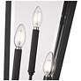 6_Z-Lite Gannon 100 1/2"H Black Outdoor Post Light with Base more views